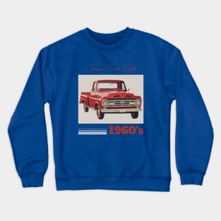 Classic Trucks Retro Truck Vintage Truck Tucker Truck Lover Crewneck Sweatshirt